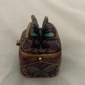 Butterfly Jewelry Box with earring